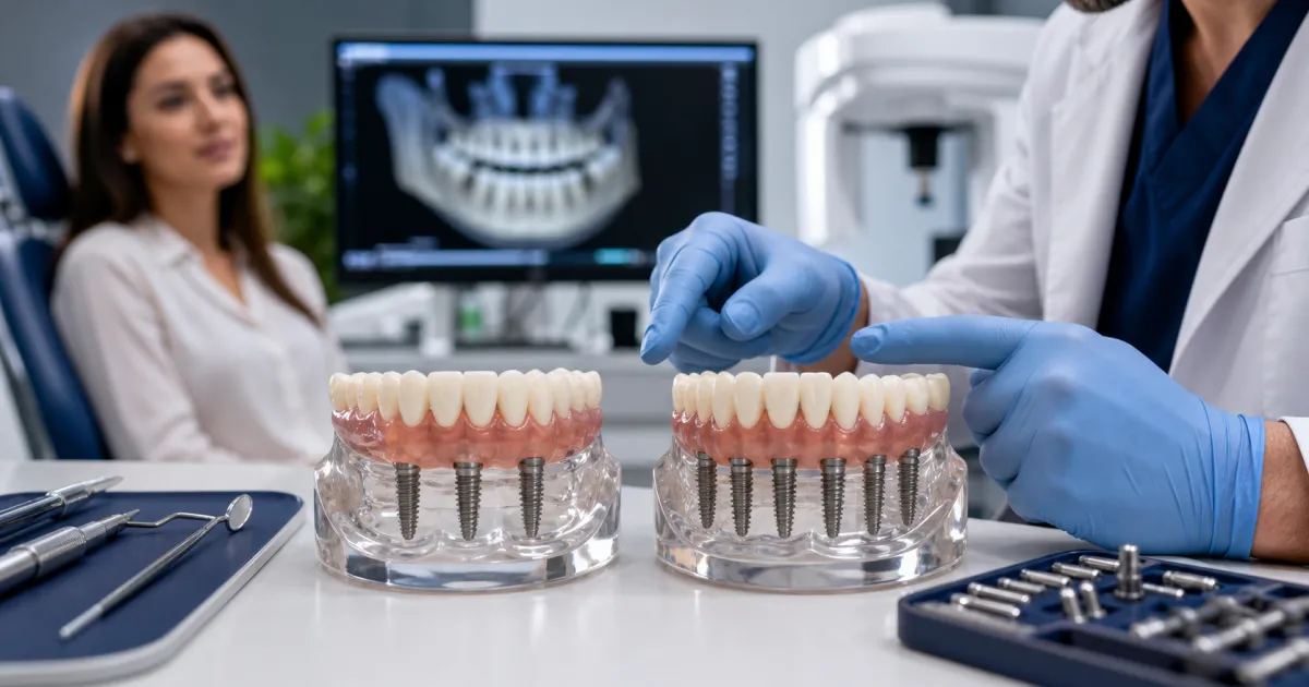 Implants All-on-4 vs All-on-6 en Turquie